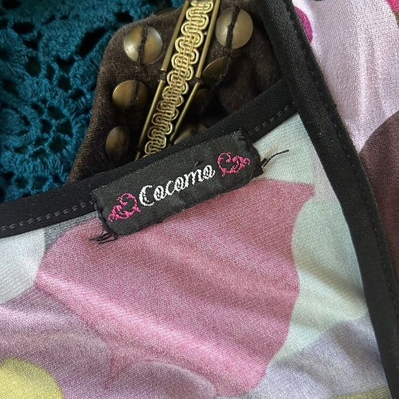 Iris empire waist flattering dress pucci style retro stretch - Picture 10 of 11